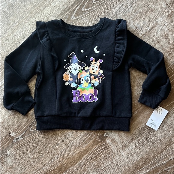 jumping beans Other - Bluey NWT Jumping Beans Halloween Ruffle Sweatshirt size 4T